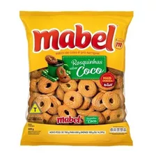 Biscoito Rosquinha Coco Mabel Pacote 600g