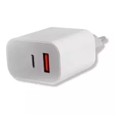 Cargador Enchufe Doble Carga Rápida 20w Para iPhone -android