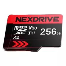 Memoria Microsd 256 Gb Nexdrive Con Adapter U3 V30 A2 4k