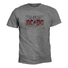 Camiseta Estampada Hombre Ac Dc Rock Meta Igk