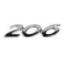 Logo Emblema Para Peugeot 206 9.3x2.6cm Plstico Peugeot 206