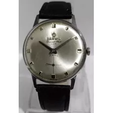 Fino Reloj Suizo Darwil Ultra Delgado '60s Antíguo Vintage 