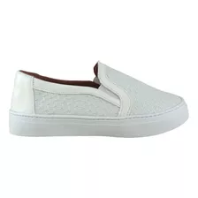 Tênis Feminino Slip On Numeração Especial Sapatenis Tresse