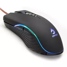 Mouse Gamer Bom E Barato Usb Led 6400dpi 7 Botões Gm-v550