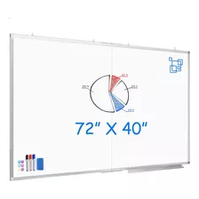 Maxtek - Pizarra Magnética Grande De Borrado En Seco De 72 X