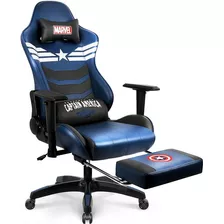 Silla Gamer Gaming Ergonomica 3d Marvel Neo Cap. America