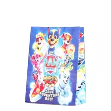 Bolsa Papel Kraft Para Dulces Paw Patrol Cumpleaños Pack 12