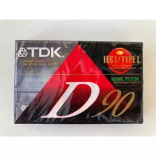 Cassett Tape Virgen Tdk D90 Nuevo Sellado