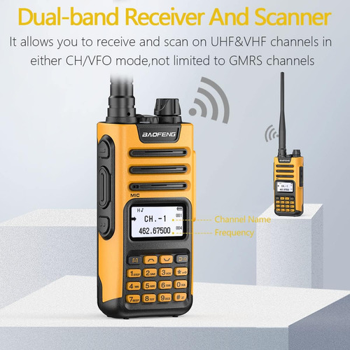 Baofeng Gm-15 Pro Gmrs Radio Long Range Walkie Talkie, Repet Foto 8