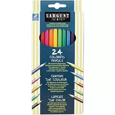 Sargent Art 22-7224 Lapices De Colores Surtidos De 24 Cuenta