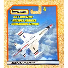 Avião Metal 1999 Matchbox Sky Busters F-16 Falcon 68982-93