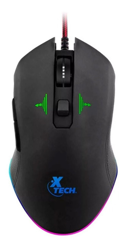 Mouse De Juego Xtech  Xtm-710 Negro