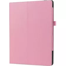 Funda Tipo Libro Plegable Para Microsoft Surface Pro 8 Rosa