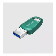 Pen Drive 64gb Sandisk Ultra Eco Usb 3.2 Sdcz96-064g-g46 Cor Verde Liso