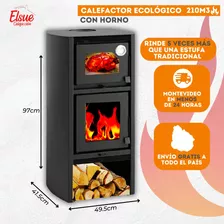 Calefactor Horno Doble Combustion Metavila Lyon 110mt2 Elsue