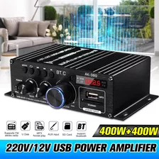 Amplificador Bluetooth De Alta Fidelidade 800w 12v/220v