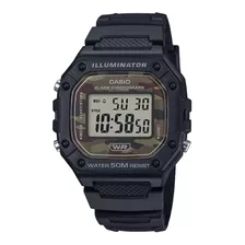 Reloj Casio Hombre W-218h Casual Deportivo Resistente 50m