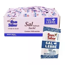 Sal Lebre Sachê Caixa 1000 Unidades Bom Sabor