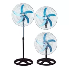 Ventilador 3 En 1 Pie/ Turbo/ Pared 21 Ken Brown Kb-007