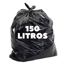 Saco Lixo 150 Litros Preto Super Reforçado 50 Unidades