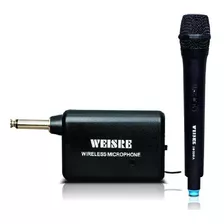 Micrófono Inalámbrico Weisre Receptor Karaoke Fiestas