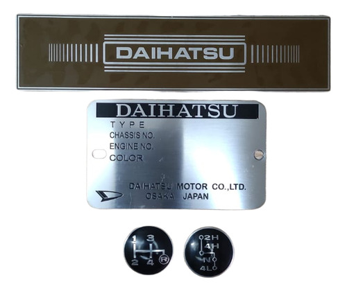 Foto de Daihatsu F20 Plaquetas Emblemas 