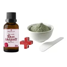 Óleo Rosa Mosqueta Anti Manchas+argila Verde Estética Facial