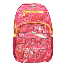 Mochila Hashtag Estampado Rosa Primaria Dash