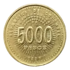 Moneda Conmemorativa De Colombia De 5000 Pesos Oea Colección