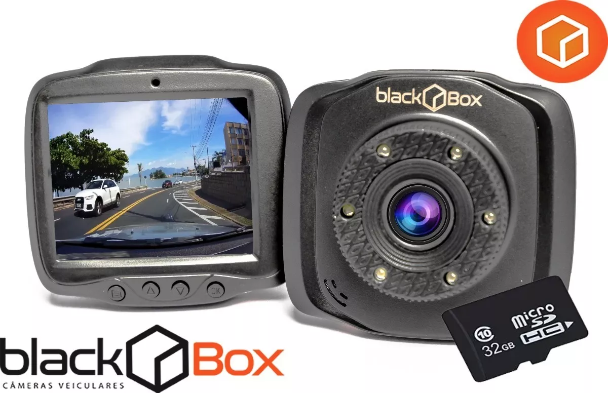 Câmera Veicular Automotiva Carro - Black Box Gp2 - Hd Real