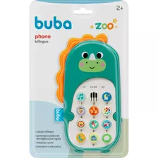 Brinquedo Celular Bilingue Buba Zoo Dino Buba