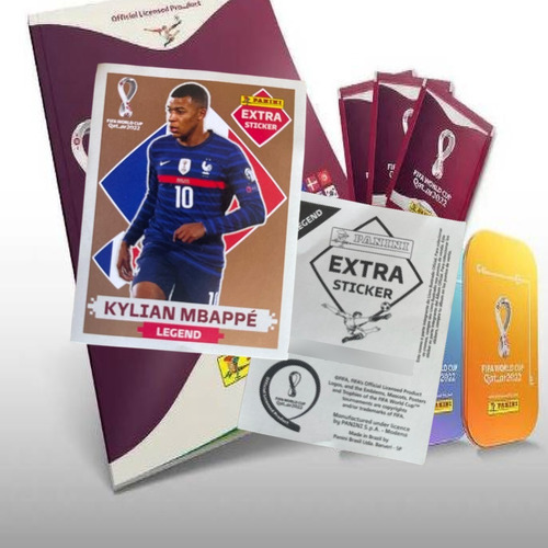 KYLIAN MBAPPÉ BRONZE - EXTRA LEGEND (França) - Figurinha Original