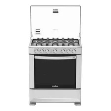 Cocina De Piso A Gas 76cm Inox Mabe Cmp7620fx0