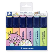 Marca Texto Staedtler Textsurfer Pastel Com 6 Cores