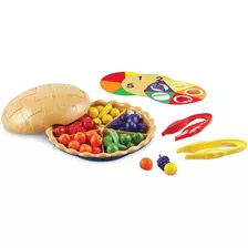 Juego Didáctico De Motricidad Fina Pie De Frutas Pinzas