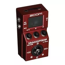 Zoom Ms-60b Pedal De Bajos Multi-stomp