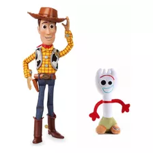 Boneco Xerife Woody Falante Toy Story + Brindes + Nf 