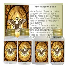Kit Proteção Divino Espírito Santo De Deus Água Sal E Vela