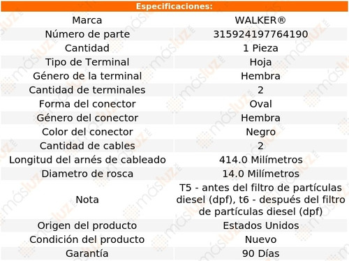 Sensor Gases Escape (egt) Express 3500 8 Cil 6.6l 07/09 Foto 6