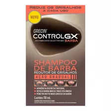 Grecin Control Gx Shampoo De Barba Reduz Os Grisalhos