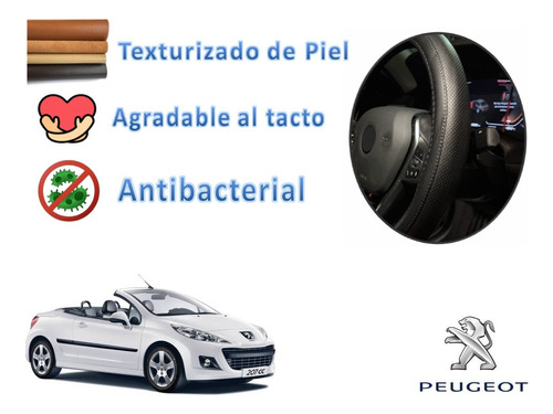 Tapetes 3d Logo Peugeot + Cubre Volante 207 Cc 2008 A 2014 Foto 6