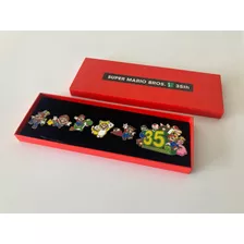 Super Mario Bros. 35th Anniversary Pin Set 1 + 2 Completo