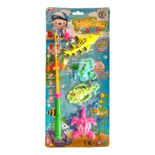 Juego Pesca Peces Caña De Pescar 5 Piezas Premium