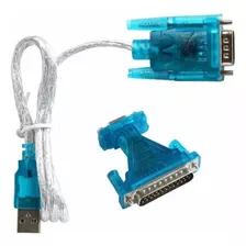 Cable Adaptador Usb A Serial Rs232 + Db9 A Db25