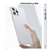 Capa Case Capinha Fina P/ iPhone 11 + Pelicula 3 D