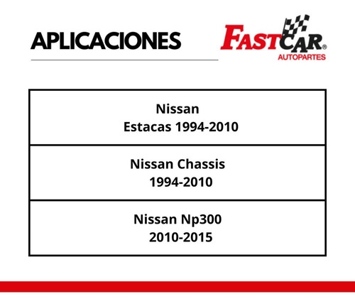 4 Amortiguadores Nissan Np300 2010 2011 2012 2013 2014 2015 Foto 2