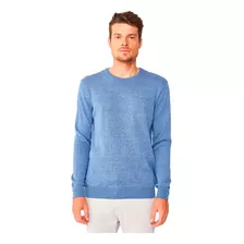 Suéter Tricô Colcci Slim Ou24 Azul Masculino