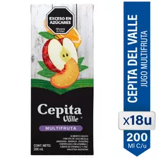 Jugo De Multifruta Cepita Del Valle Pack X18 - 01almacen
