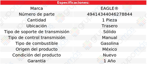 Soporte Transmisin Tras Eagle Hombre 2.2l 4 Cil 1996_1997 Foto 4