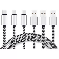 3 Cables Trenzados Usb-a A Usb-c 2.0 3mt Ailun -bnbh